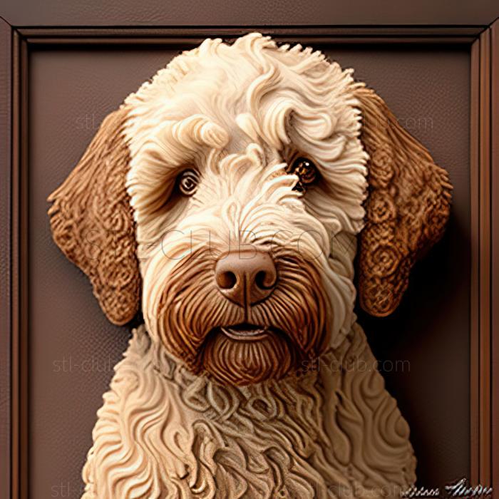 3D model st Lagotto romagnolo dog (STL)